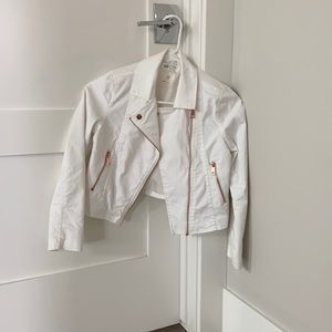 H&M white Jean jacket